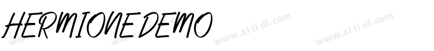 HERMIONE DEMO字体转换